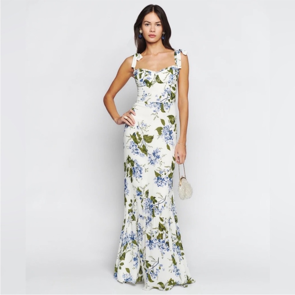 Reformation Jasen Dress in Riviera